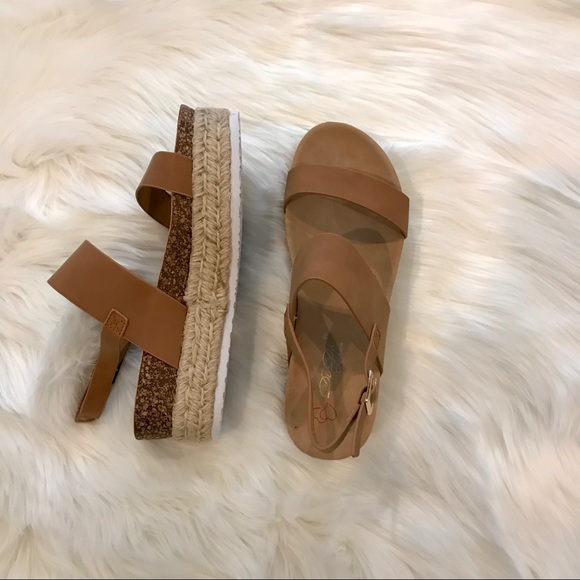 Two Strap sling back Espadrille Sandal - Picture 4 of 5